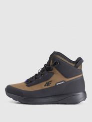 4F Buty zimowe śniegowce DCX z ociepliną Primaloft damskie - khaki 37. Brązowe trapery i śniegowce 4f, z gumy, przed kolano. Za 299.99 zł.