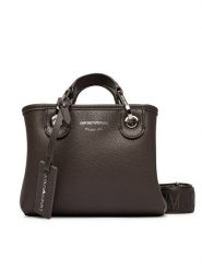 Emporio Armani Torebka EW000382 AF12036 M6458 Brązowy. Brązowe torebki klasyczne Emporio Armani, bez wzorów, ze skóry, bez dodatków. Za 1,164.00 zł.