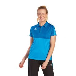 Damska koszulka polo Erima Six Wings. Fioletowe koszulki polo Erima, l, bez wzorów, z materiału, bez kołnierzyka, bez ramiączek. Za 178.00 zł.