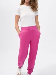 Sprandi Spodnie dresowe SP22-SPD102 Różowy Relaxed Fit. Czerwone spodnie dresowe Sprandi, xs, bez wzorów, z bawełny. Za 109.99 zł.