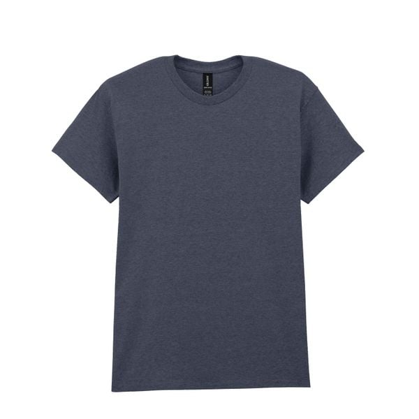 Ciężka Bawełniana Koszulka Unisex Dla Dorosłych. Szare bluzki GILDAN, xl, bez wzorów, z bawełny, sportowe, bez kołnierzyka, bez ramiączek. Za 55.99 zł.