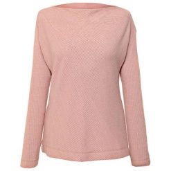 Bluzka w kolorze jasnoróżowym. Czerwone bluzki SU, bez wzorów, bez kołnierzyka, bez ramiączek. W wyprzedaży za 169.95 zł.