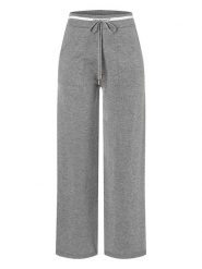 More & More Spodnie w kolorze szarym rozmiar: 46. Szare spodnie materiałowe More & More, bez wzorów, z materiału, z podwyższonym stanem. Za 188.40 zł.