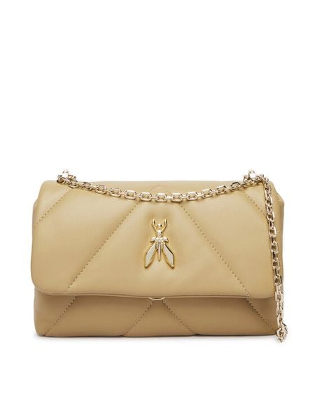 Patrizia Pepe Torebka CB0084/L006-B862 Beżowy. Brązowe torebki klasyczne Patrizia Pepe, bez wzorów, ze skóry, bez dodatków. Za 1,309.00 zł.