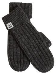 MOSS COPENHAGEN Rękawiczki "Hope" w kolorze antracytowym rozmiar: onesize. Czarne rękawiczki Moss Copenhagen, bez wzorów, prążkowane. Za 115.24 zł.