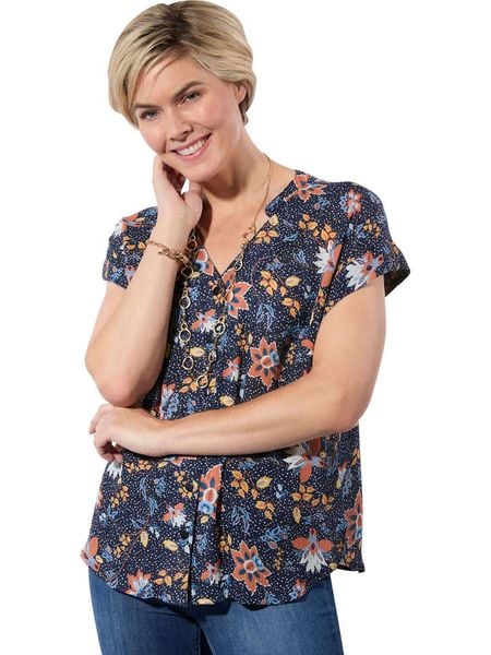 WITT WEIDEN Bluzka w kolorze granatowym rozmiar: 46. Niebieskie bluzki WITT WEIDEN, bez wzorów, z wiskozy, bez kołnierzyka, bez ramiączek. Za 63.95 zł.
