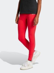 Adidas Legginsy funkcyjne w kolorze czerwonym rozmiar: S. Czerwone legginsy Adidas, s, bez wzorów, outdoorowe. Za 95.69 zł.