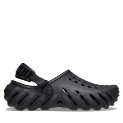 Klapki Crocs. Czarne klapki Crocs, bez wzorów, bez obcasa. Za 189.99 zł.