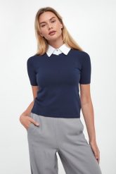 Bluzka damska z kołnierzem Accorta MARELLA. Bluzki Marella, m, bez wzorów, bez kołnierzyka, bez ramiączek. Za 889.00 zł.