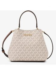 Michael Kors Torebka w kolorze kremowo-brązowym - 18 x 16 x 10 cm rozmiar: onesize. Brązowe torby na ramię Michael Kors, bez wzorów, z materiału, przez ramię, bez dodatków. Za 1,170.95 zł.