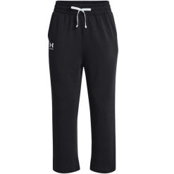 Spodnie sportowe damskie Under Armour 1377000001. Czarne spodnie dresowe Under Armour, m, bez wzorów, z dresówki, trekkingowe. Za 362.00 zł.