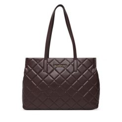 Torebka Valentino. Brązowe shopper Valentino, bez wzorów, bez dodatków. Za 699.99 zł.