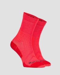 Skarpety X-Socks Bike Expert Merino Crew. Brązowe skarpety X Socks, bez wzorów, z materiału. Za 102.00 zł.