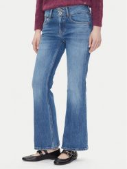 Pepe Jeans Jeansy PL204877 Niebieski Flare Fit. Niebieskie jeansy Pepe Jeans, bez wzorów. Za 309.99 zł.