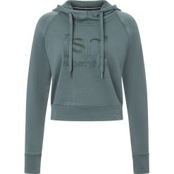 Super.natural Bluza "Liquid Flow" w kolorze zielonym rozmiar: L. Zielone bluzy super.natural, l, bez wzorów, z wełny, z kapturem. Za 252.99 zł.