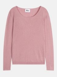 Just Cashmere Kaszmirowy sweter w kolorze jasnoróżowym rozmiar: L. Różowe swetry Just Cashmere, l, bez wzorów, z kaszmiru, bez ramiączek. Za 361.99 zł.