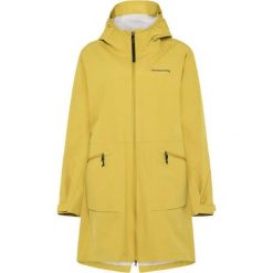 Parka dla kobiet Didriksons Eliana. Żółte parki Didriksons, bez kaptura. Za 879.99 zł.