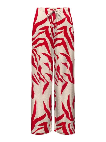 ONLY Spodnie w kolorze beżowym rozmiar: XL. Brązowe spodnie materiałowe Only, xl, bez wzorów, z materiału. Za 76.39 zł.
