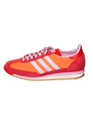 Adidas Sneakersy "SL 72 OG" w kolorze pomarańczowo-czerwonym rozmiar: 37 1/3. Czerwone trampki Adidas, bez wzorów, z materiału, bez zapięcia. Za 249.17 zł.