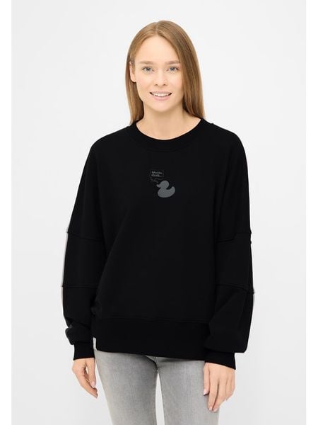Derbe Bluza w kolorze czarnym rozmiar: L. Czarne bluzy Derbe, l, bez wzorów, z bawełny, bez kaptura. Za 179.22 zł.