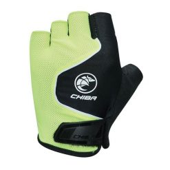 Rękawiczki rowerowe unisex Chiba Cool Air. Czarne rękawiczki CHIBA, bez wzorów, sportowe. Za 98.00 zł.