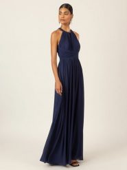 APART Sukienka w kolorze granatowym rozmiar: 40. Niebieskie sukienki Apart, bez wzorów, bez kołnierzyka, bez ramiączek, maxi. Za 292.89 zł.