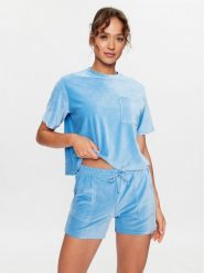 Hunkemöller Koszulka piżamowa 203212 Niebieski Comfortable Fit. Niebieskie koszule nocne Hunkemöller, xl, bez wzorów, z syntetyku, bez ramiączek. Za 79.99 zł.