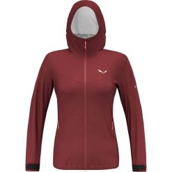 Kurtka przeciwdeszczowa damska Salewa Puez Aqua 4 PTX 2.5L Jacket. Czerwone kurtki sportowe Salewa, l, bez wzorów, bez kaptura, trekkingowe. Za 572.99 zł.