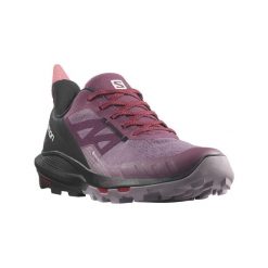 Damskie buty turystyczne Salomon Outpulse Gtx. Fioletowe trekkingi Salomon, do biegania. W wyprzedaży za 540.90 zł.