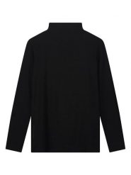 Jeanne Baret Sweter "Navarino" w kolorze czarnym rozmiar: 44. Czarne swetry Jeanne Baret, bez wzorów, z wełny, bez ramiączek. Za 200.60 zł.