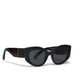 Okulary przeciwsłoneczne Salvatore Ferragamo. Czarne okulary przeciwsłoneczne Salvatore Ferragamo, bez wzorów. Za 1,119.00 zł.