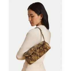 Torebka LAUREN RALPH LAUREN. Brązowe torebki klasyczne Lauren Ralph Lauren, bez wzorów, bez dodatków. Za 1,699.00 zł.