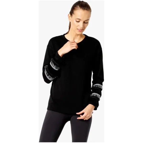 Feewear Bluza Socompa , czarny, rozmiar XS. Czarne bluzy Feewear, s, z aplikacjami, z bawełny, bez kaptura. W wyprzedaży za 49.99 zł.
