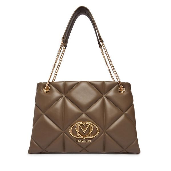 Torebka LOVE MOSCHINO. Brązowe torebki klasyczne Love Moschino, bez wzorów, bez dodatków. Za 999.00 zł.
