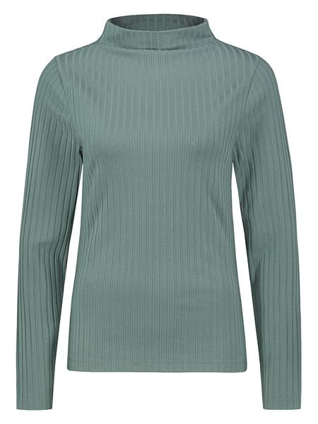 Sublevel Koszulka w kolorze zielonym rozmiar: S. Zielone bluzki Sublevel, s, bez wzorów, prążkowane, bez kołnierzyka, bez ramiączek. Za 91.12 zł.