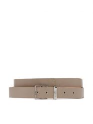 Calvin Klein Pasek Damski Branded Loop Square Belt 2.5 K60K612866 Beżowy. Brązowe paski Calvin Klein, bez wzorów, ze skóry. Za 109.99 zł.