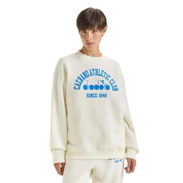 Bluza DIADORA SWEATSHIRT CREW 1948 ATHL. CLUB. Szare bluzy Diadora, m, bez wzorów, z bawełny, bez kaptura. Za 109.99 zł.