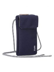 Zwei Torebka w kolorze granatowym na telefon - 11 x 19 x 3 cm rozmiar: onesize. Niebieskie torby na ramię Zwei, bez wzorów, z materiału, przez ramię, bez dodatków. Za 136.13 zł.