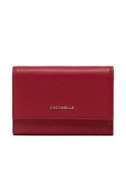 Coccinelle Duży Portfel Damski MW5 Metallic Soft E2 MW5 11 66 01 Czerwony. Czerwone portfele Coccinelle, bez wzorów, ze skóry. Za 599.99 zł.