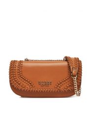 Guess Torebka Tatum HWNG96 67210 Brązowy. Brązowe torebki klasyczne Guess, z aplikacjami, ze skóry, bez dodatków. Za 639.99 zł.