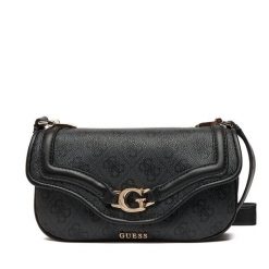 Torebka Guess. Szare listonoszki Guess, z aplikacjami, bez dodatków. Za 549.99 zł.