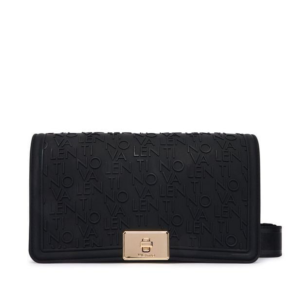 Torebka Valentino. Czarne listonoszki Valentino, bez wzorów, bez dodatków. Za 479.99 zł.