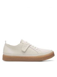 Clarks Sneakersy "Barleigh Lace" w kolorze kremowym rozmiar: 40. Brązowe trampki Clarks, bez wzorów, bez zapięcia. Za 148.61 zł.