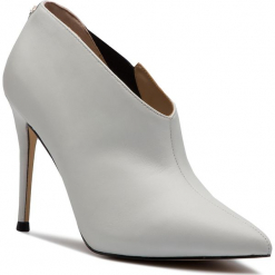 Szpilki GUESS - Ondrea FL5OND LEA09 WHITE. Białe szpilki Guess, z aplikacjami, ze skóry ekologicznej, eleganckie, bez obcasa, na szpilce, bez zapięcia. W wyprzedaży za 409.00 zł.