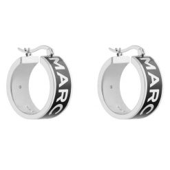 Kolczyki Marc Jacobs. Szare kolczyki Marc Jacobs, srebrne. Za 469.99 zł.