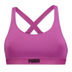 Biustonosz Sportowy Dla Pań. Fioletowe bielizna sportowa Puma, m, bez wzorów. Za 167.99 zł.