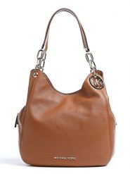 Michael Kors Skórzana torebka w kolorze karmelowym - 31 x 30 x 6 cm rozmiar: onesize. Brązowe torby na ramię Michael Kors, bez wzorów, z materiału, na ramię, bez dodatków. Za 1,254.95 zł.