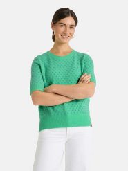 LIEBLINGSSTÜCK Sweter w kolorze zielonym rozmiar: 38. Zielone swetry LIEBLINGSSTÜCK, bez wzorów, bez ramiączek. Za 316.95 zł.