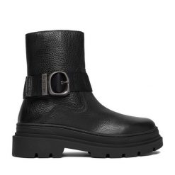 Botki G-Star Raw. Czarne botki G-Star Raw, bez wzorów, bez obcasa, na płaskiej podeszwie, bez zapięcia. Za 429.99 zł.