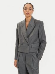 IVY OAK Marynarka Jenny IO119105 Szary Loose Fit. Szare marynarki i żakiety IVY & OAK, bez wzorów, z syntetyku. Za 729.99 zł.